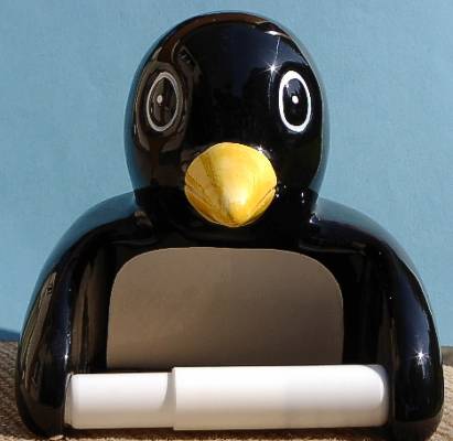toilet paper holder - papierrol houder
Trefwoorden: penguin pinguin bathroom badkamer toilet paper holder papierrolhouder