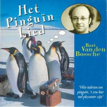 pinguinlied 01 - penguin song
Pinguinlied van Bart van den Bossche, beluister [url=http://www.pinguins.info/NOFRAMES/Animaties5nf.html]hier [/url]
A "penguin-song" by Bart van den Bossche in Dutch, especially made for the re-opening of the new penguin-home "Vriesland" in the Zoo from Antwerp(Belgium).
[url=http://www.pinguins.info/NOFRAMES/Animaties5nf_eng.html]hear the song [/url]
Trefwoorden: music muziek video movie cd dvd Pinguinlied van Bart van den Bossche
