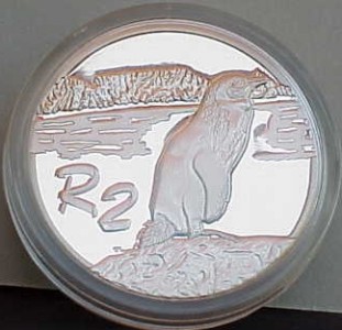 2 South African Rand 1998
Trefwoorden: munt coin geld munten rand