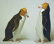 Yellow-eyed penguin model
